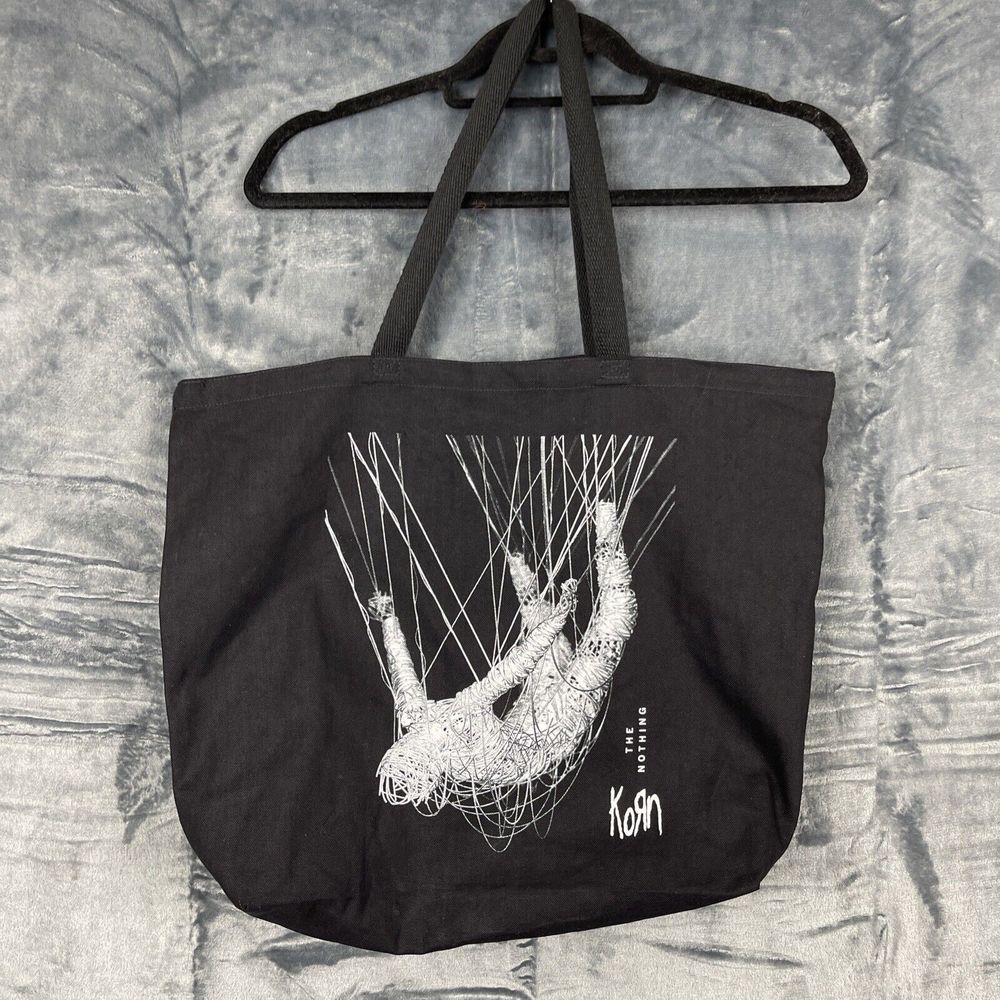 KORN Winter Tour The Nothing Larg Canvas Bag Black VIP 2020 TOUR